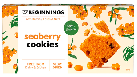 THE BEGINNINGS Sea Berry  cookies, 80 g