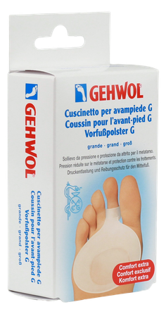 GEHWOL P-Gel Vorfusspolster G metatarsal cushion, 2 pcs.