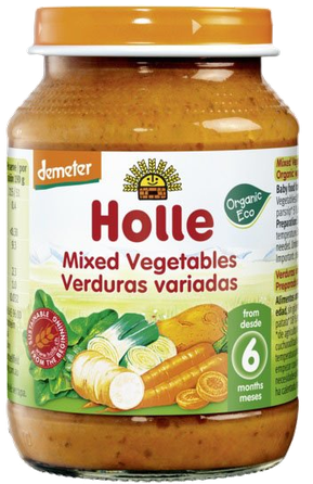 HOLLE из Различных Овощей пюре, 190 г