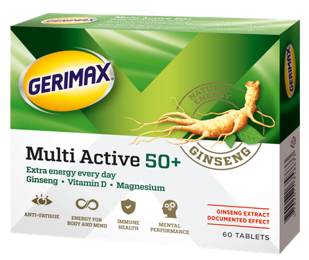 GERIMAX Multi Active tabletes, 60 gab.