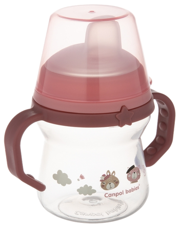 CANPOL BABIES FirstCup Bonjour Paris Pink поильник с ручками, 150 мл