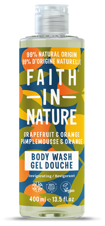 FAITH IN NATURE Grapefruit & Orange shower gel, 400 ml