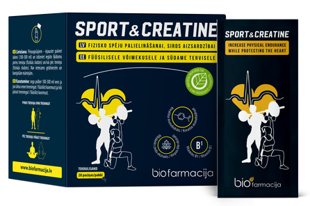 BIOFARMACIJA Sport & Creatine powder, 28 pcs.