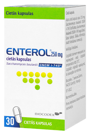 ENTEROL 250 mg hard capsules, 30 pcs.