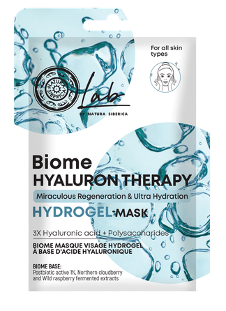 NATURA SIBERICA Lab Biome Hyaluron Therapy sejas maska, 1 gab.