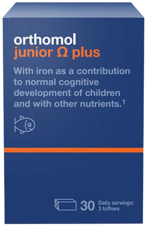 ORTHOMOL Junior Omega Plus konfektes, 90 gab.