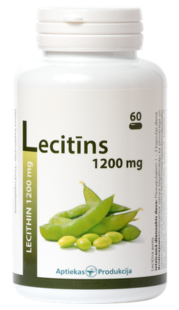 APTIEKAS PRODUKCIJA Лецитин 1200 мг капсулы, 60 шт.