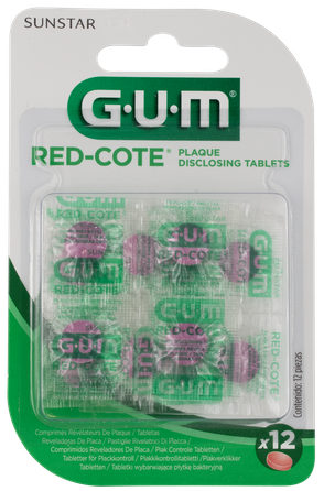 GUM Red-Cote tabletes, 12 gab.
