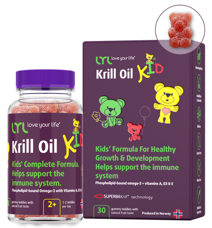LYL Krill Oil KID, želejas lācīši, 30 gab.