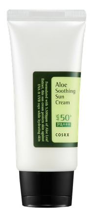 COSRX Aloe Soothing SPF50+ PA+++ Sun sejas krēms, 50 ml