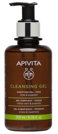 APIVITA With Propolis & Citrus (Lime) cleansing gel, 200 ml