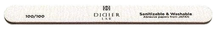 DIDIER LAB Straight Speedy White 100/100 nail file, 1 pcs.