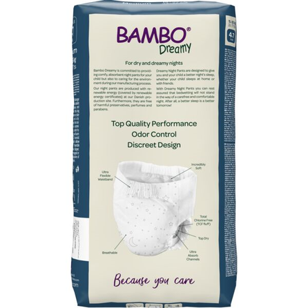 BAMBO Nature Dreamy Night Pants, 4-7 years, 15-35 kg nappy pants, 10 pcs.