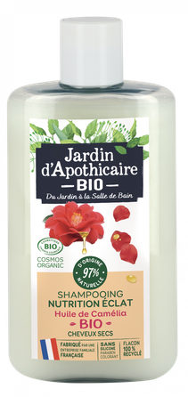 JARDIN D'APOTHICAIRE Ar kamēlijas eļļu barojošs ekoloģisks šampūns, 250 ml