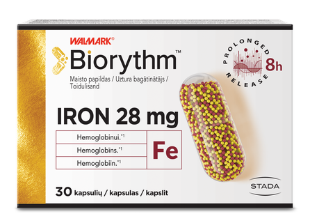 BIORYTHM Iron capsules, 30 pcs.