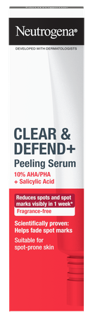 NEUTROGENA Clear & Defend+ pīlinga serums, 30 ml