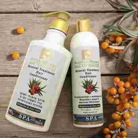 HEALTH&BEAUTY Dead Sea Minerals Sea Buckthorn & Aloe Vera кондиционер для волос, 780 мл