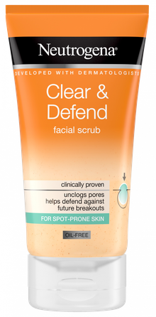 NEUTROGENA Clear&Defend scrub, 150 ml