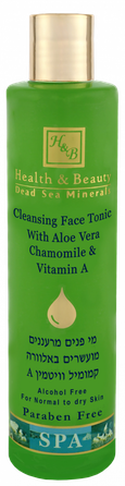 HEALTH&BEAUTY Dead Sea Minerals Aloe vera & chamomile тоник, 250 мл