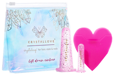 CRYSTALLOVE Face Cupping Set - Rose комплект, 1 шт.