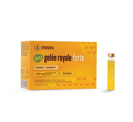 MEDEX Bio Gelée Royale Forte Shot (9 ml) bottles, 10 pcs.