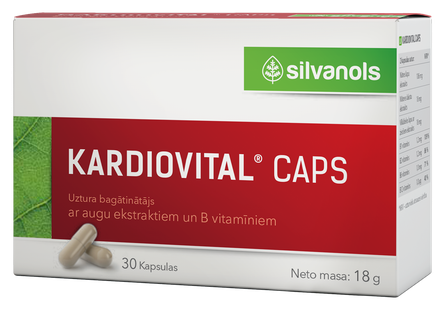 KARDIOVITAL kapsulas, 30 gab.