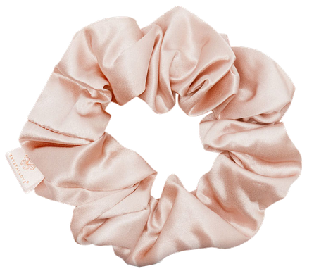 CRYSTALLOVE Gold zīda matu gumija, 1 gab.