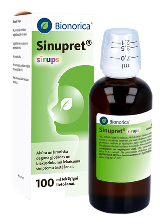 SINUPRET sīrups, 100 ml
