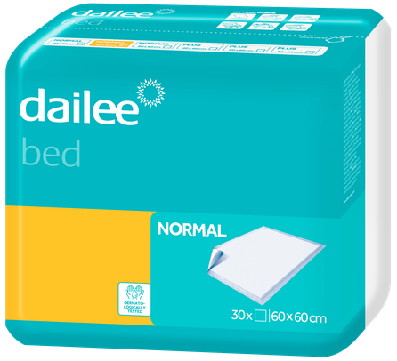 DAILEE Bed Normal 60x60 cm paladziņi, 30 gab.