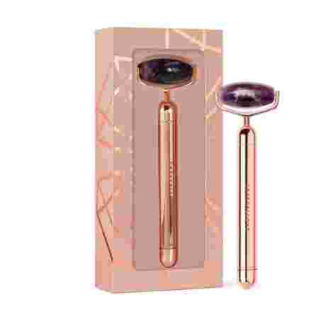 CRYSTALLOVE Vibrating Amethyst Roller massage roller, 1 pcs.