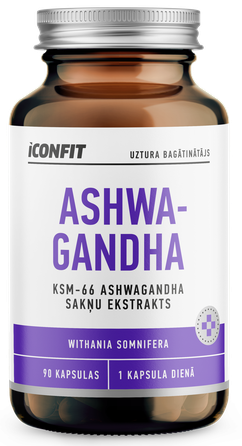 ICONFIT Ashwagandha kapsulas, 90 gab.