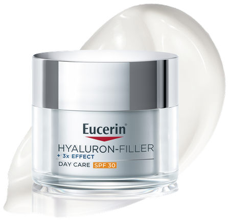 EUCERIN Hyaluron-Filler +3x Effect SPF 30 sejas krēms, 50 ml