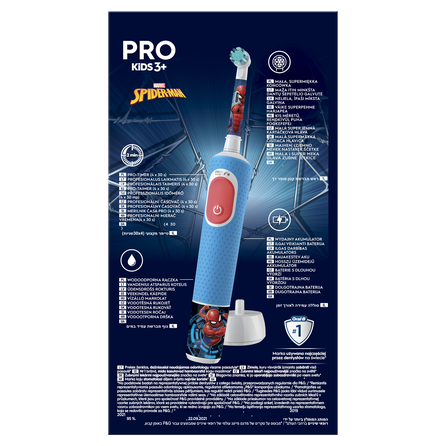 ORAL-B Vitality PRO Kids 3+ Spiderman electric toothbrush, 1 pcs.