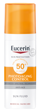 EUCERIN Sun Photoaging Control SPF  50+ saules aizsarglīdzeklis, 50 ml