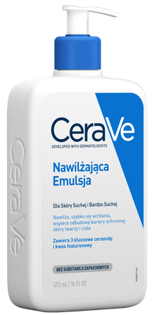 CERAVE For Body And Face With Ceramides Moisturising emulsion, 473 ml