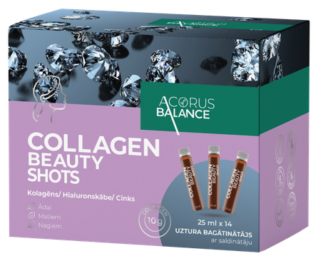 ACORUS BALANCE Collagen Beauty Shots 25 ml ampoules, 14 pcs.