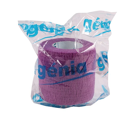 GENIA Bitter Strap, Фиолетовый, 5 cm x 4,5 m эластичный самоклеющийся бинт, 1 шт.