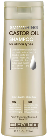 GIOVANNI Smoothing Castor šampūns, 399 ml