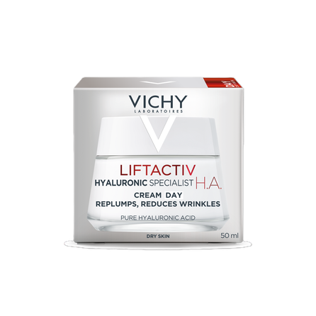 VICHY Liftactiv H.A. Anti-Wrinkle Firming For Dry Skin face cream, 50 ml