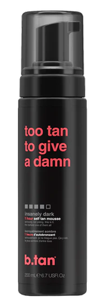 B.TAN Too Tan To Give A Damn paštonējošās putas, 200 ml