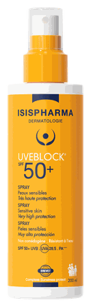 ISISPHARMA Uveblock SPF 50+ sprejs, 200 ml