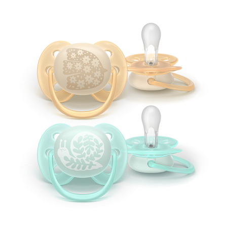 PHILIPS Avent Ultra Soft 0-6 m māneklītis, 2 gab.
