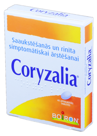 CORYZALIA tabletes, 40 gab.