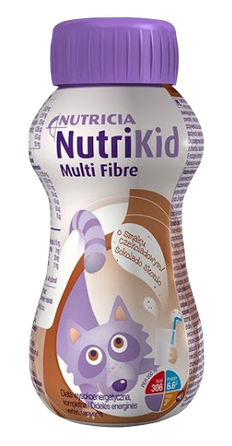NUTRICIA NutriKid Multi Fibre ar šokolādes garšu, 200 ml