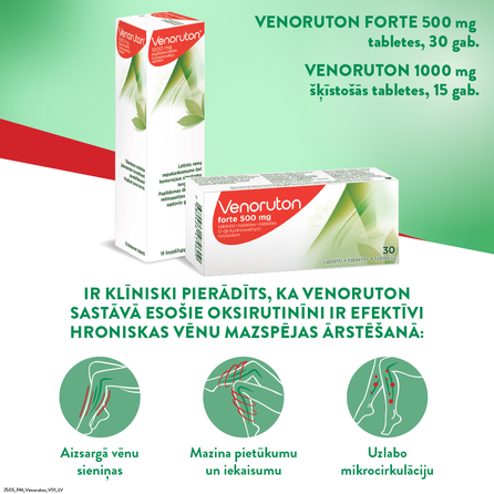 VENORUTON   Forte 500 mg таблетки, 30 шт.