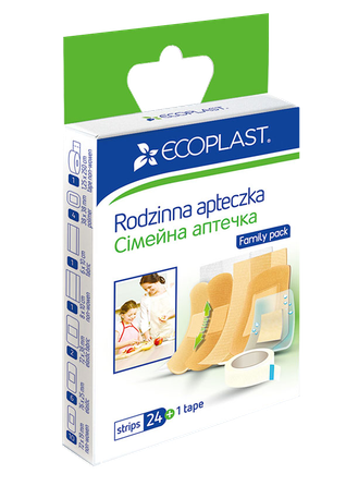 ECOPLAST Family Pack plāksteris, 25 gab.