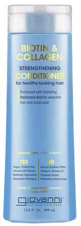 GIOVANNI Biotin & Collagen Strengthening matu kondicionieris, 399 ml