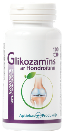 APTIEKAS PRODUKCIJA Glucosamine With Chondroitin capsules, 100 pcs.