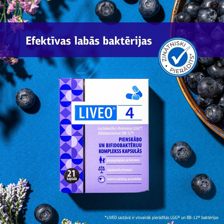 LIVEO  4 kapsulas, 21 gab.