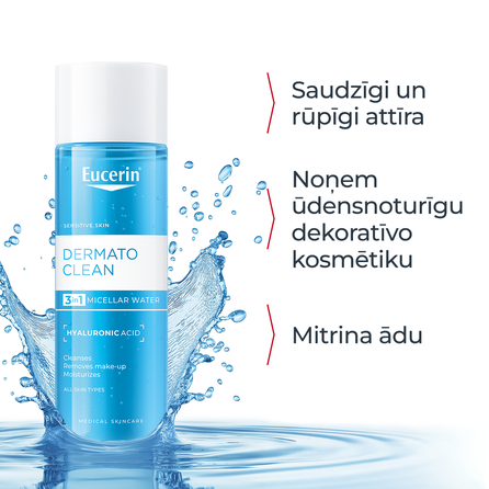 EUCERIN  DermatoClean  мицеллярная вода, 400 мл
